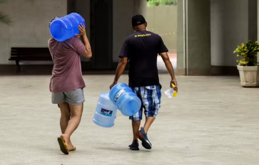 Com calor de 42°C, 37 bairros da Zona Norte do Rio enfrentarão falta d’água